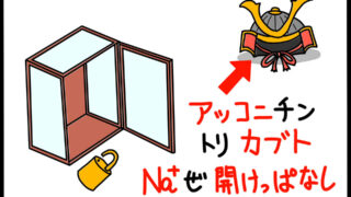 アコニチンの特徴を暗記するためのゴロイラスト